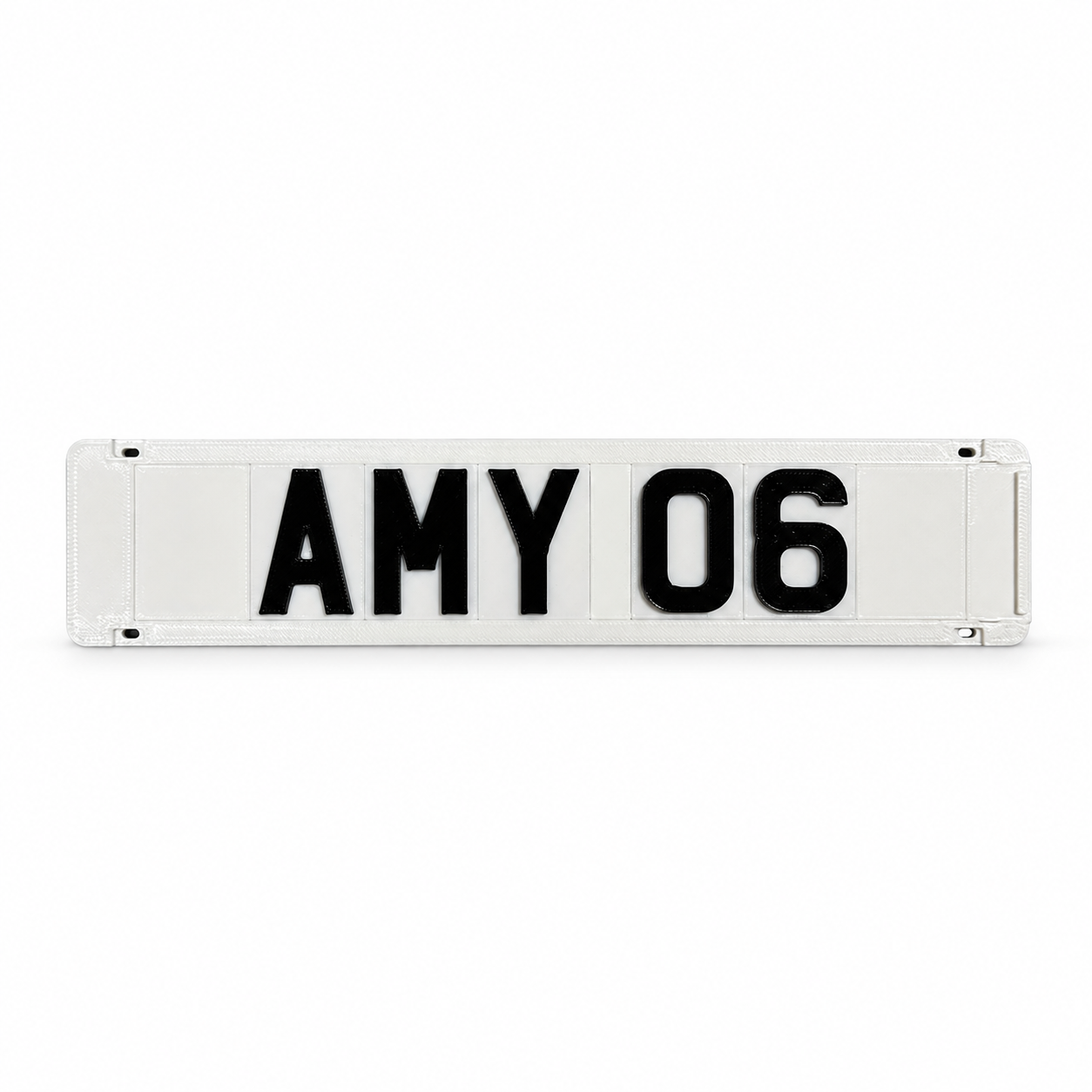 Personalised Kids Ride-On Number Plate Set — Swappable 3D Tiles — photo 2