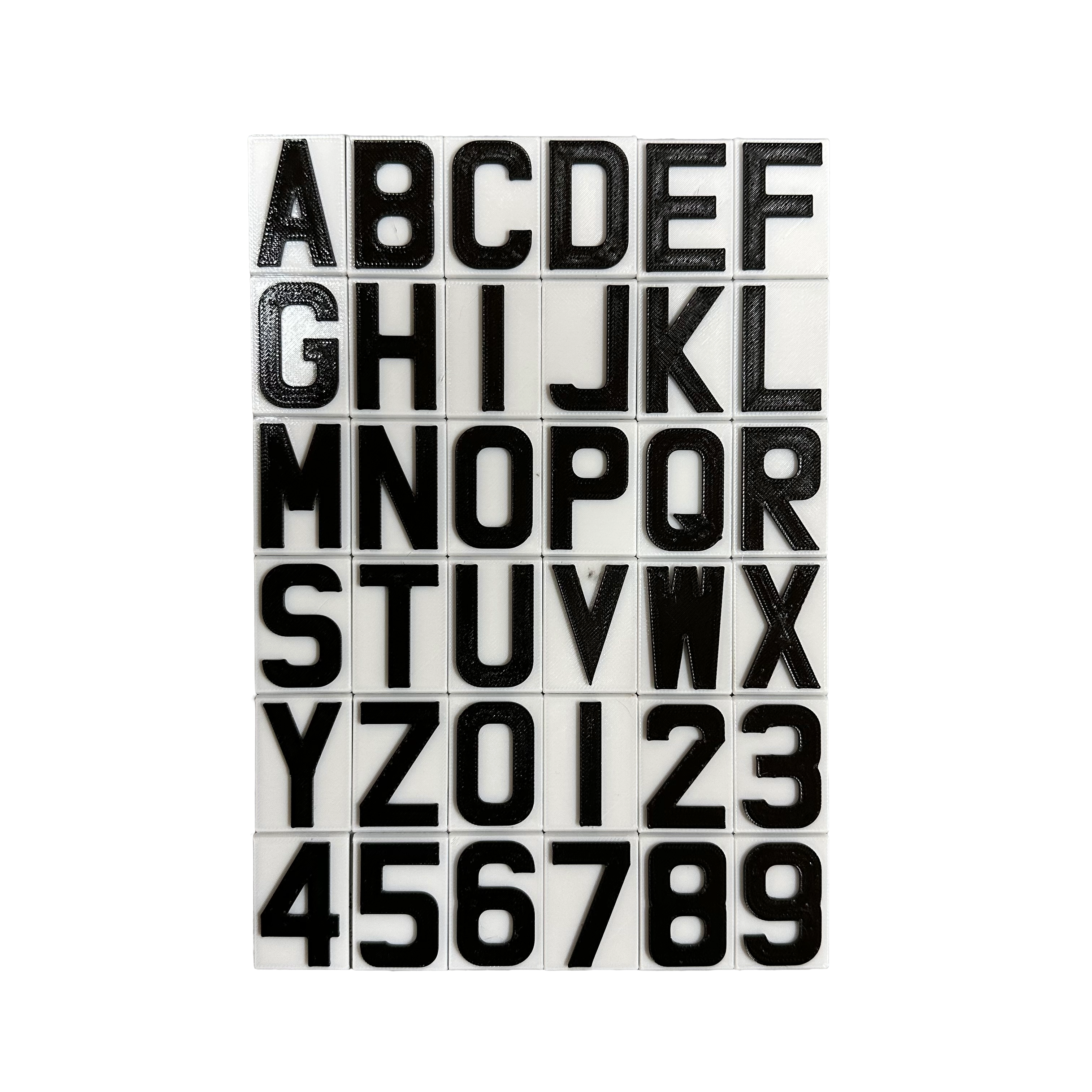Kids Ride-On Number Plate Extra Tiles & Spacers — photo 2
