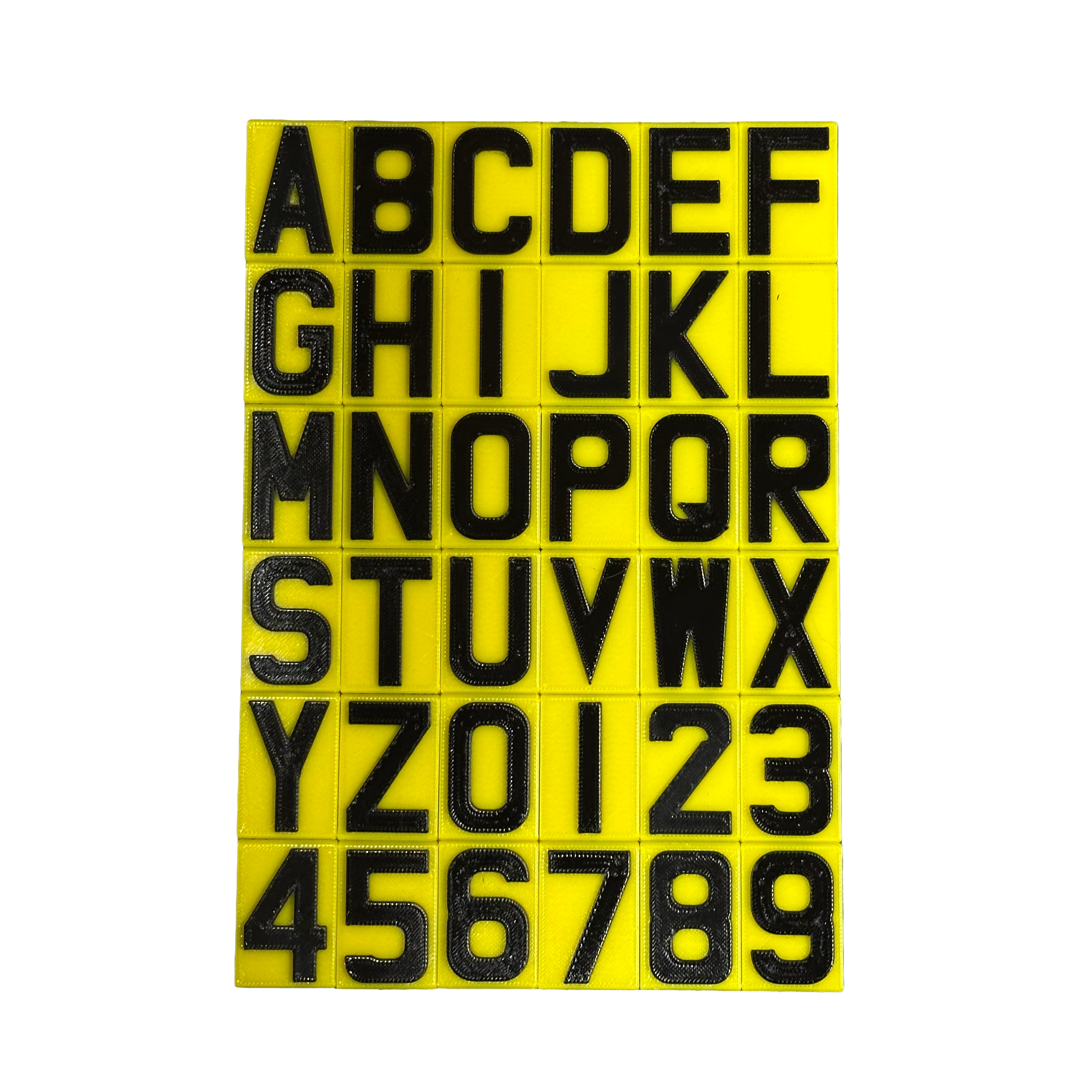 Kids Ride-On Number Plate Extra Tiles & Spacers
