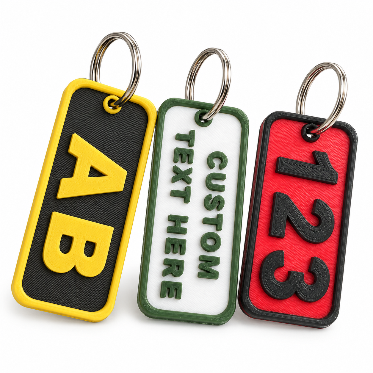 Personalised 3D Name Keychain — photo 2